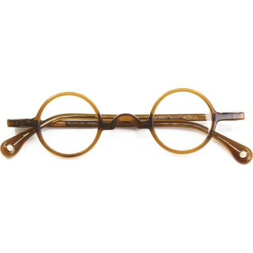 BETSION High Quality Acetate Creative Small Round Eyeglasses Fashion Men Women Miopia Prescription Eyewear