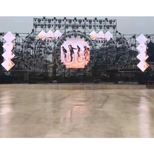 P4.81 outdoor rental led screen die casting aluminum led video wall RGB led display board or panel for stage event flow show