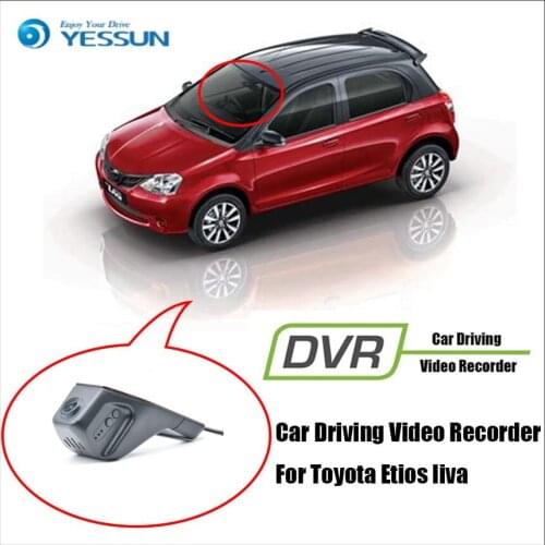 YESSUN Car DVR Driving Video Recorder Front Dash Camera HD 1080P Not Rear Back Camera for Toyota Etios liva
