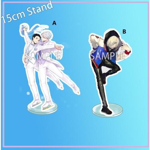 Yuri on ice Katsuki Victor Yaoi Anime Acrylic Stand Figure 15cm