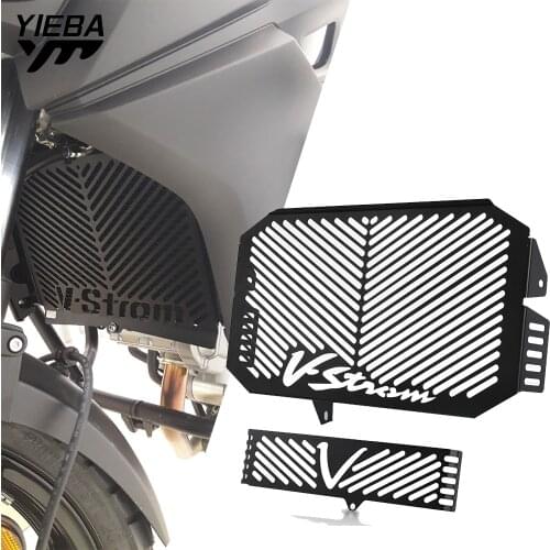 For Suzuki V-STORM DL 650 Motorcycle Radiator Grille Guard Oil Cooler Cover VSTORM 650 DL650 2004-2011 2010 2009 Accessories