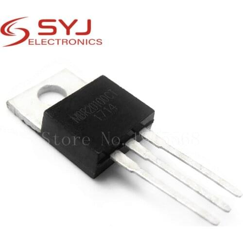 10pcs/lot MBR20100CT MBR20100CTP MBR20100 20100 TO-220 20A 100V Schottky Rectifier Diode In Stock