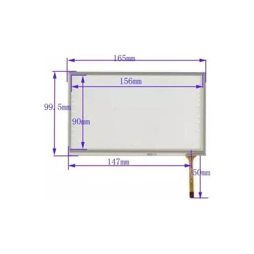 165*99.5 mm New 7 inch resistance touch screen