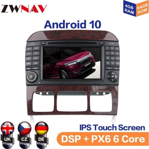 Android 10 IPS Screen For Mercedes Benz s-class Screen Car Multimedia Player Navigation Audio Radio Stereo Head Unit Gps