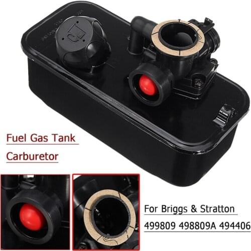 Fuel Gas Tank Mower Carburetor Carb For Briggs & Stratton 494406 499809 498809A