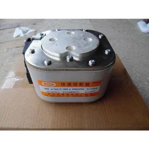 Fuses: RS8 AC800V 2800A P4m107NK BC100KA / RS8 AC1000V 1400A P4m106NK BC100KA aR