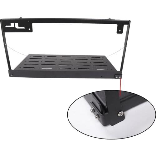 Durable Metal Flexible Tailgate Table Rear Trunk Door Rack Cargo Luggage Holder Carrier Shelf For Jeep Wrangler JL