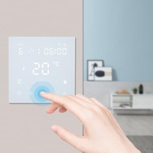 Wi-Fi Smart Digital Thermostat Temperature Controller APP Control LCD Touch-Control Panel Programmable Timer Electric Heating