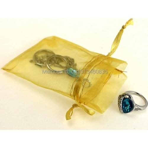 100pcs/lot free shipping organza gift bags&pouch, for wedding gift,bracelet packaging,Various colors,size customized,wholesale