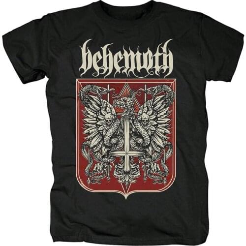 14 designs Vintage behemoth Rock Fashion Brand men women shirt 3D heavy black death Metal Punk fitness camiseta skateboard
