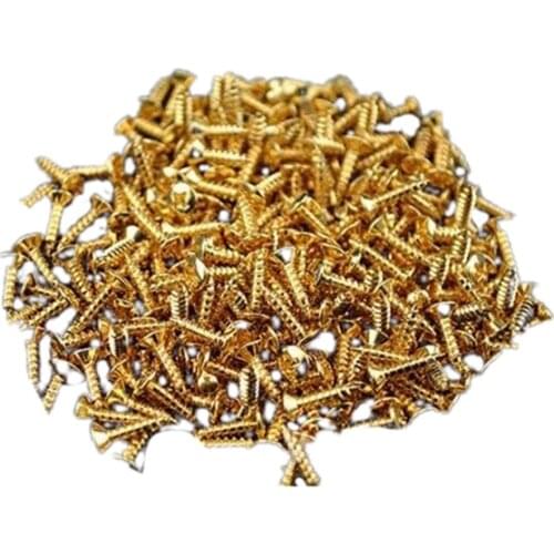 30pcs New Gold Pickguard Screws For Fender Strat/Tele Electric Guitar Bass