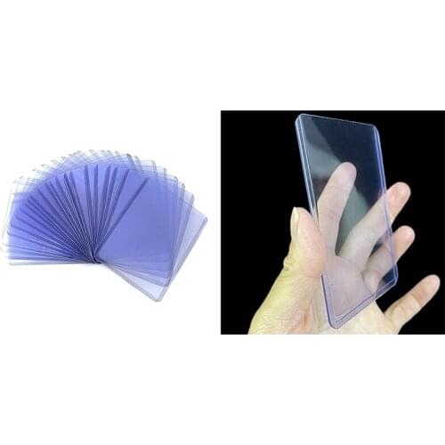 Holder Toploaders and Clear Sleeves for Collectible Trading Basketball Sport Cards 35PT Clear Regular Top Loaders