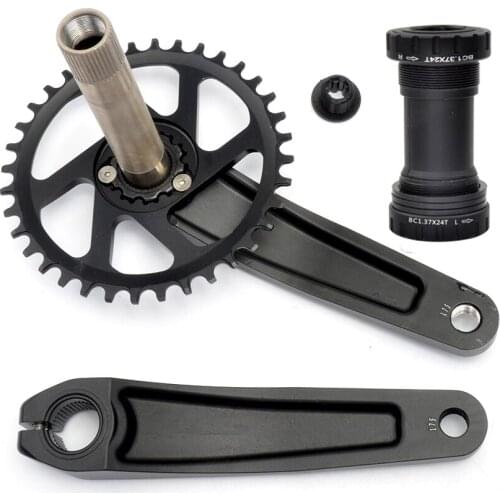 GXP fahrrad kurbel mit tretlager 170/175mm mountainbike kurbel 3/6mm offset kettenrad 30T/32T/34T/36T/38T SRAM kurbel