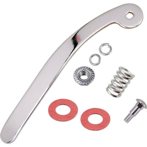 Tooyful Chrome Guitar Tremolo Tailpiece Bridge Parts Cranking Bar for Bigsby Jazz Guitar