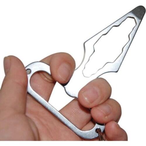 Outdoor Tools Hiking Camping Pocket Tools EDC Self-defense Screwde Multifunction Wrench Bottle Opener River