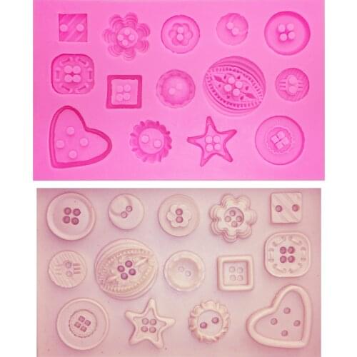 M0333 Different shapes Button Silicone Mold DIY baking Cake Decorating tools kitchen accessories Bakeware
