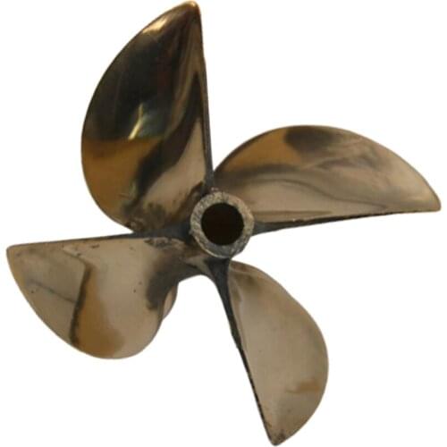 Copper Racing Boat Left Propeller 26cc For 6.35mm 1/4' Prop Shaft Boat