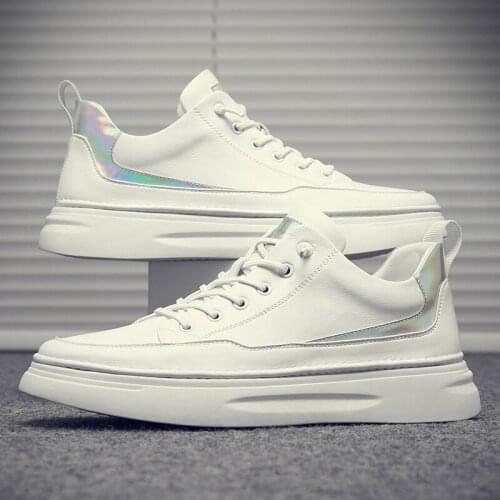 Mens Shoes Spring 2021 New Breathable Sports Casual Shoes Mens Korean Version Of The Trend Wild White Shoes Mens Trendy Shoes