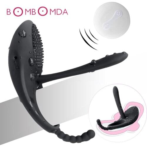 Male Delay Cock Ring Ejaculation Dick Vibrator for Men Penis Sleeve Rings Anal Vagina G Spot Stimulator Adult Sex ToysFor Women