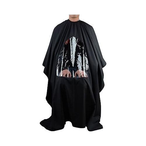 Black Hairdressing Cape Professional Hair- Salon Barber Cloth Wrap Protect Gown Apron Waterproof Cutting Gown Hair Cloth Wrap