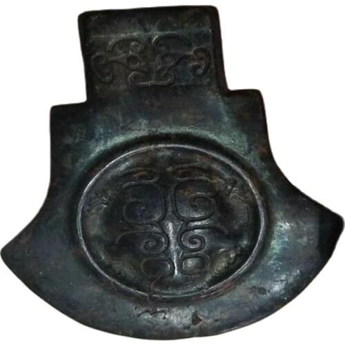 Hongshan Culture Natural Meteorite, Iron Ore, Jade Belt, Hook Beast Head, Classical Movie and TV Projects, Antique Jade Collecti