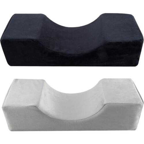 Lash Pillow Neck Support Eyelash Pillow Soft Grafting Eyelashes Memory Foam Eyelash Extension Pillow Makeup Salon With Pocket