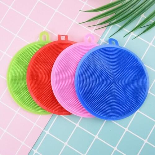 Vegetable Cutlery Brush Dishwashing Sponge Multi-functional Fruit Kitchenware Brushes Kitchen Tools Cleaning