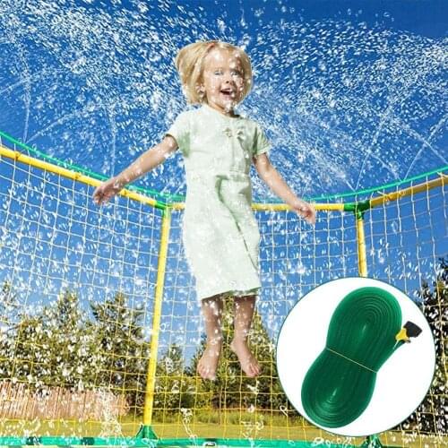 Summer Sprinkler Trampoline Pipe Childrens Garden Outdoor Toys Sprayer Yard Water Park Multifunctional Trampoline Cooling Pipe