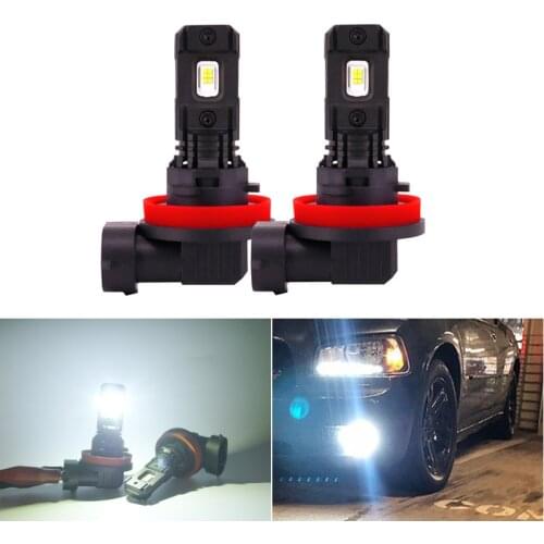 2Pcs 9006 HB4 LED Fog Lights H11 H8 H1 H7 LED Bulb For Skoda Octavia a3 a7 a5 2 Rapid Fabia Yeti Kodiaq Superb Kamiq Karoq White