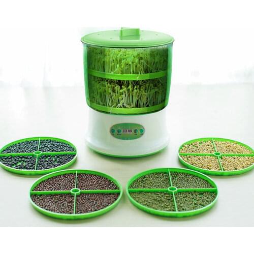 Intelligent Bean Sprouts Machine Grow Automatic Large Capacity Thermostat Green Seeds Growing Automatic Bean Sprout Machine 220V