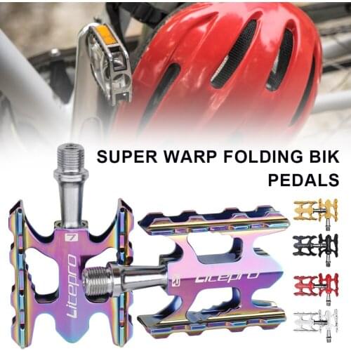 Litepro MTB Bike Pedal Anti-Slip Sealed Bearing Bicycle Flat Pedals Waterproof and Dustproof Pedal for Mountain/Road Bikes