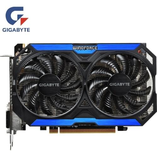 GIGABYTE Original Geforce GTX 960 2GB Graphics Cards 128Bit GDDR5 Video Card for nVIDIA Map GTX960 GM206 GV-N960OC-2GD Hdmi