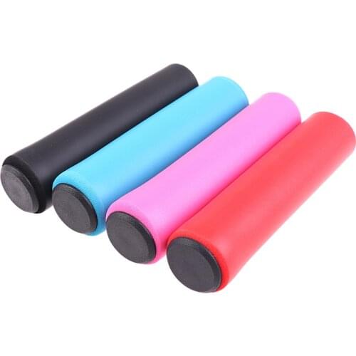 1Pair Of Outdoor Anti-slip Bicycle Handle bar Bike Cycling Bicycle Silicone Handlebar Soft Grips Grips Cover MTB Mountain