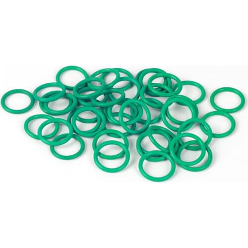 1Pcs Green FKM O Rings 6mm Wire Diameter Fluorine Rubber O Rings Gaskets OD 28-300mm O Ring Seals Washer