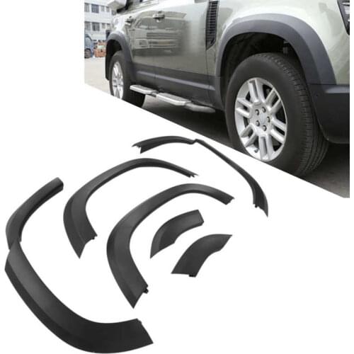 6pcs Wheel Eyebrow Arch Trim Decoration Replacement for Land Rover Defend 110 2020 2021
