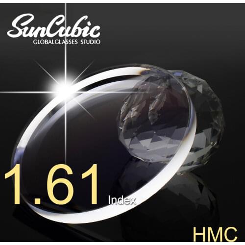 Myopia Aspherical Resin 1.61 Clear Prescription Lenses Optical Lens For Eyes UV Protection Anti-Reflective Coating Lens