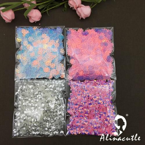 40g 6mm/9mm flower Sequins Paillette Sewing Garment Accessories,Clothing accessories,DIY Sequins scrapbooking shakes