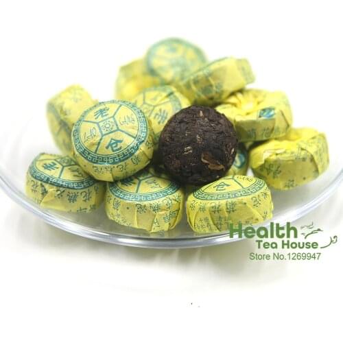 Laocang 2015yr Yunnan Tuocha Tea Chrysanthemum Aroma Ripe Pu-erh Tuocha Mini Pu-erh Tuo Cha Tea