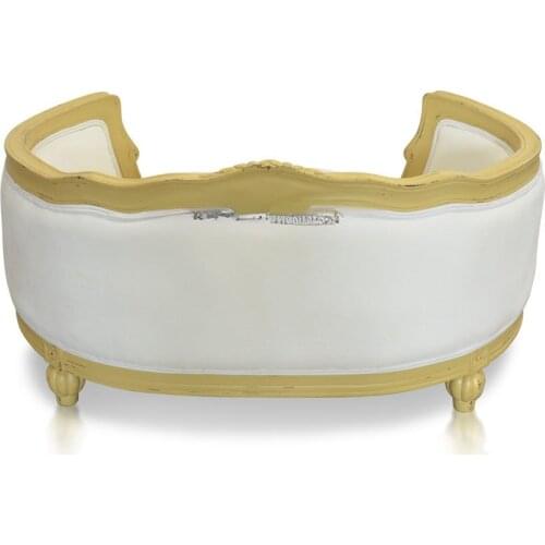 Sofa Dog Clara Or bed for Pets Dog Made from mahogany wood distressed color