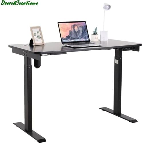 Single Motor Electric Height Adjustable Desk for Office Home Furniture