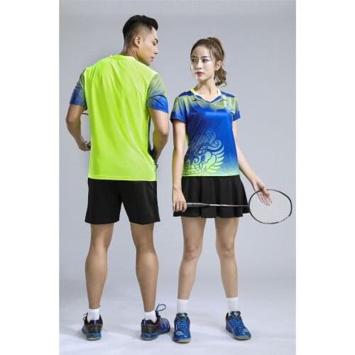 New Men Tennis T Shirts , Women Tennis Jerseys + Shorts / Skirts , Polyester Badminton Sets , Table Jersey , Table Tennis Suits