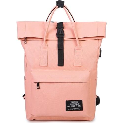 Fahion women backpacks for teengers girls USB Charging Waterproof Backpack Travel Bag Women Large Capacity backpacks Mochila