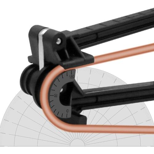 2021 The new 180 Degree Pipe Bending Tool Heavy Duty Tube Bender Aluminum Alloy Tubing Bender Brake Fuel Line Curving Pliers