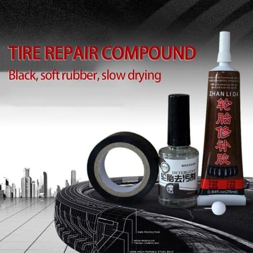 Repair Tire Glue Stick Tires And Car Rubber Strips Repair And Repair Cracks Tire Black Super Glue