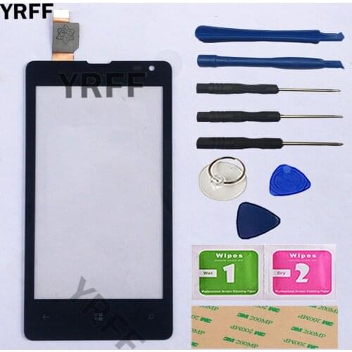 Mobile Touch Screen For Nokia Microsoft Lumia 435 532 N435 N532 TouchScreen Sensor Digitizer Glass Lens Front Panel Repair Tools