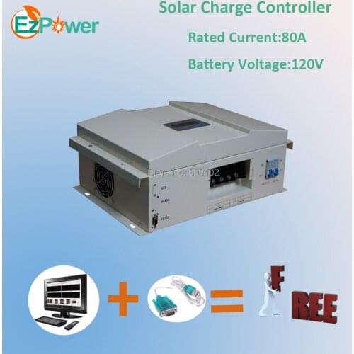 80A 120V PWM solar charge controller