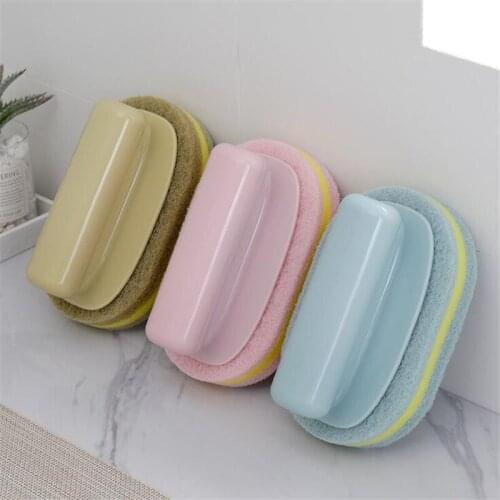 Strong Decontamination Bath Brush Sponge Tiles Brush Hot Sale Strong Decontamination Bath Brush Kitchen Cleaning Tools