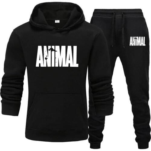 2 Pieces Sets Tracksuit Men Hooded Sweatshirt+Pants Pullover Hoodie Sportwear Suit Ropa Hombre Casual Men Clothes Size S-XXXL