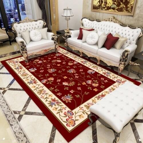 Vintage Bohemian Carpet Style Living Room Rectangular Rugs Bedroom Study Rectangular Persian Rugs Classic Bedroom Carpet