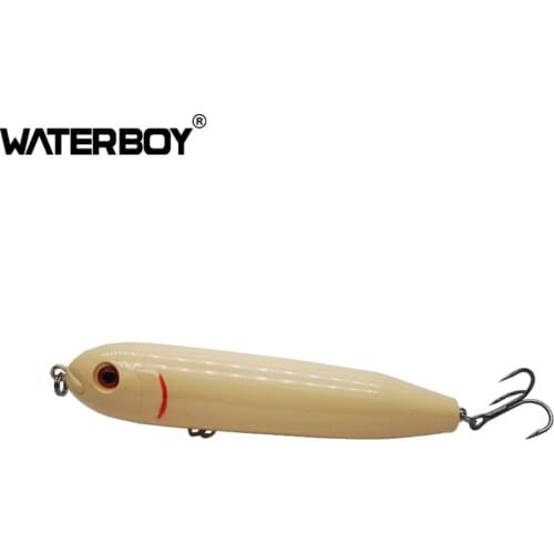 WATERBOY 4in (10cm) 2/3oz (19g) Hot Dog Walkers Hard Fishing Pencil Bait Topwater Hard Lure Factory OEM ODM